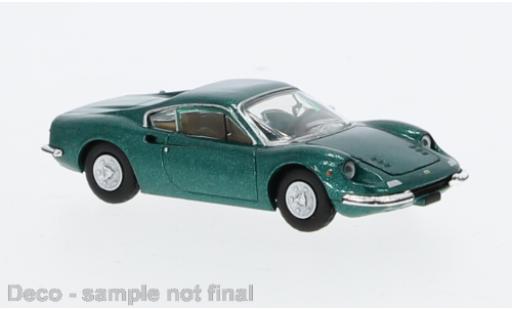 Coche miniatura Ferrari Dino 1/87 PCX87 246 GT metallise verde 1969 Ferrari Dino 1/87 PCX87 246 GT metallise verde 1969 coche miniatura