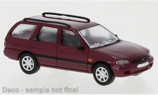 Coche miniatura Ford Escort 1/87 PCX87 MK VII Turnier metallise rouge foncé 1995 Ford Escort 1/87 PCX87 MK VII Turnier metallise rouge foncé 1995 coche miniatura