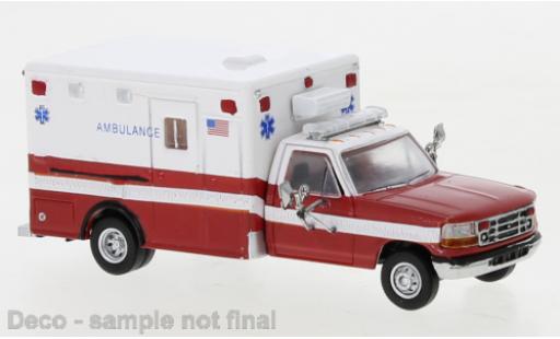 Coche miniatura Ford F-350 1/87 PCX87 Horton Ambulance blanche/rouge 1997 Ford F-350 1/87 PCX87 Horton Ambulance blanche/rouge 1997 coche miniatura