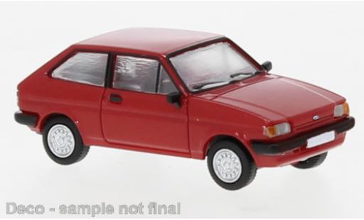 Coche miniatura Ford Fiesta 1/87 PCX87 MK II rojo 1985 Ford Fiesta 1/87 PCX87 MK II rojo 1985 coche miniatura