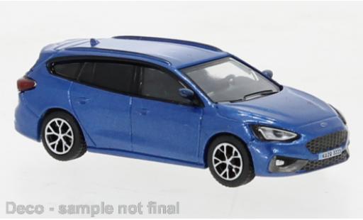 Coche miniatura Ford Focus 1/87 PCX87 Turnier ST metallise azul 2020 Ford Focus 1/87 PCX87 Turnier ST metallise azul 2020 coche miniatura