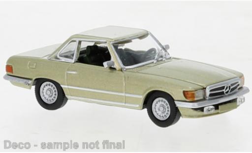 Coche miniatura Mercedes Classe SL 1/87 PCX87 SL (R107) metallise la chaux 1971 Mercedes Classe SL 1/87 PCX87 SL (R107) metallise la chaux 1971 coche miniatura