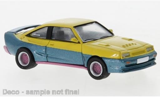 Coche miniatura Opel Manta 1/87 PCX87 B Mattig amarillo/azul 1991 Opel Manta 1/87 PCX87 B Mattig amarillo/azul 1991 coche miniatura