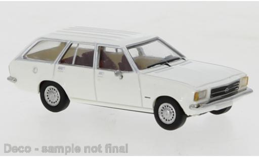 Coche miniatura Opel Rekord 1/87 PCX87 D Caravan blanco 1972 Opel Rekord 1/87 PCX87 D Caravan blanco 1972 coche miniatura