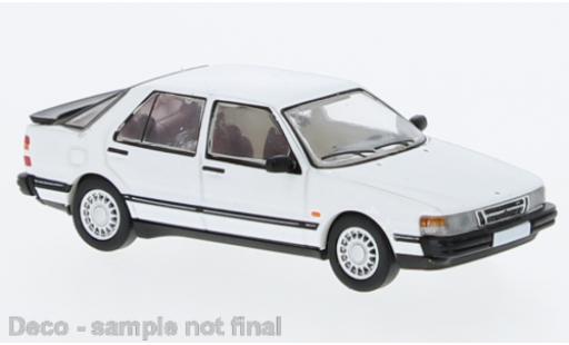 Saab 9000 1/87 PCX87 CC blanche 1985 coche miniatura