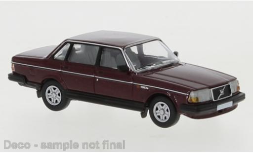 Coche miniatura Volvo 240 1/87 PCX87 metallise rouge foncé 1989 Volvo 240 1/87 PCX87 metallise rouge foncé 1989 coche miniatura