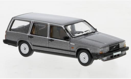 Coche miniatura Volvo 740 1/87 PCX87 camionnette metallise gris 1985 Volvo 740 1/87 PCX87 camionnette metallise gris 1985 coche miniatura