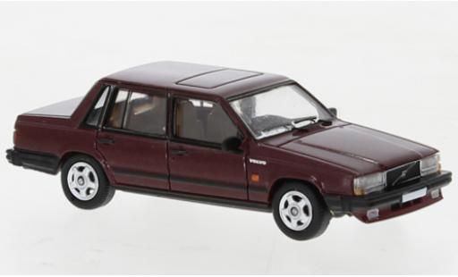 Coche miniatura Volvo 740 1/87 PCX87 metallise rouge foncé 1984 Volvo 740 1/87 PCX87 metallise rouge foncé 1984 coche miniatura