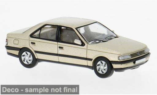 Coche miniatura Peugeot 405 1/87 PCX87 beige 1987 1:87 Peugeot 405 1/87 PCX87 beige 1987 1:87 coche miniatura