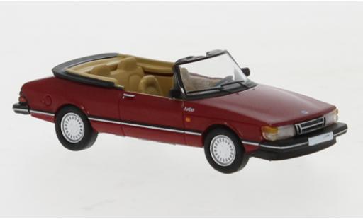 Coche miniatura Saab 900 1/87 PCX87 Cabriolet rojo 1986 Saab 900 1/87 PCX87 Cabriolet rojo 1986 coche miniatura