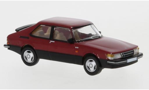 Saab 900 1/87 PCX87 Turbo rojo 1986 coche miniatura