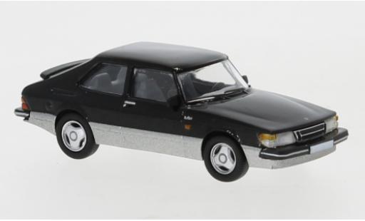 Saab 900 1/87 PCX87 Turbo negro 1986 coche miniatura