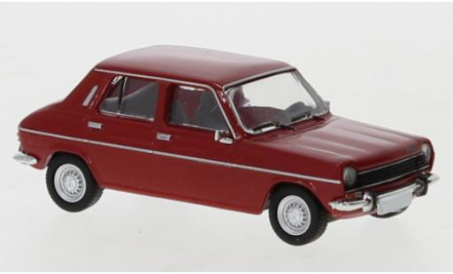 Simca 1100 1/87 PCX87 rojo 1975 coche miniatura