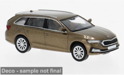 Coche miniatura Skoda Octavia 1/87 PCX87 IV Combi braun 2019 1:87 Skoda Octavia 1/87 PCX87 IV Combi braun 2019 1:87 coche miniatura