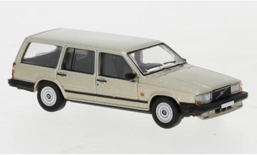 Coche miniatura Volvo 740 1/87 PCX87 Kombi metalico beige 1985 Volvo 740 1/87 PCX87 Kombi metalico beige 1985 coche miniatura