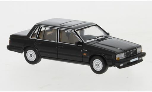 Volvo 740 1/87 PCX87 negro 1984 coche miniatura