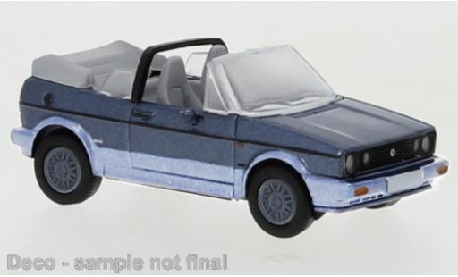 Coche miniatura Volkswagen Golf 1/87 PCX87 I Cabriolet metalico azul/gris 1991 Bel-Air Volkswagen Golf 1/87 PCX87 I Cabriolet metalico azul/gris 1991 Bel-Air coche miniatura
