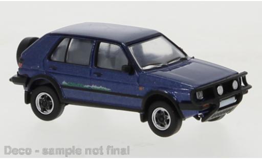Coche miniatura Volkswagen Golf 1/87 PCX87 II Country metalico azul 1990 Volkswagen Golf 1/87 PCX87 II Country metalico azul 1990 coche miniatura