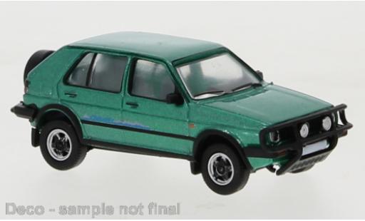 Coche miniatura Volkswagen Golf 1/87 PCX87 II Country metalico verde 1990 Volkswagen Golf 1/87 PCX87 II Country metalico verde 1990 coche miniatura
