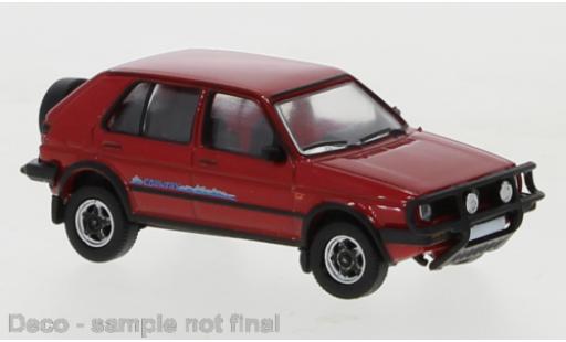 Coche miniatura Volkswagen Golf 1/87 PCX87 II Country rojo 1990 Volkswagen Golf 1/87 PCX87 II Country rojo 1990 coche miniatura