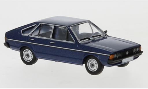 Volkswagen Passat 1/87 PCX87 B1 metalico azul 1977 coche miniatura