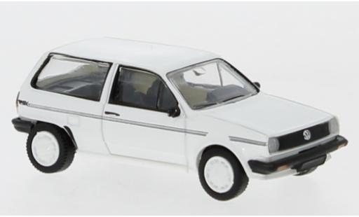 Coche miniatura Volkswagen Polo 1/87 PCX87 II Fox blanco/Dekor 1985 Volkswagen Polo 1/87 PCX87 II Fox blanco/Dekor 1985 coche miniatura