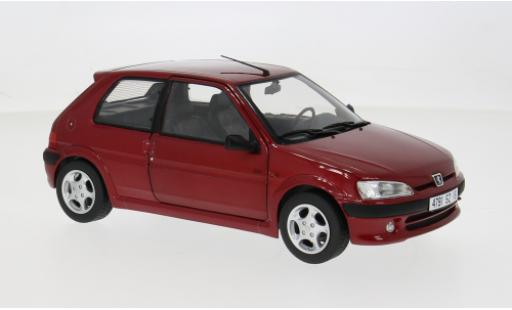 Peugeot 106 1/18 Norev S16 rot 1998 1:18 coche miniatura
