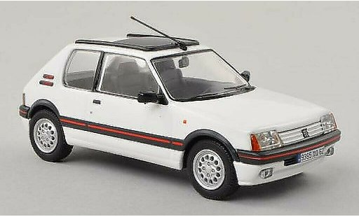 Peugeot 205 GTI 1/43 Vanguards 1.6 blanco LHD coche miniatura