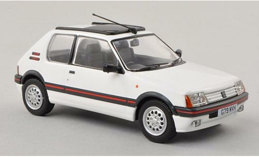 Peugeot 205 GTI 1/43 Vanguards 1.6 blanco RHD coche miniatura