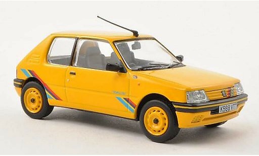 Peugeot 205 Rallye 1/43 Vanguards Rally amarillo RHD coche miniatura