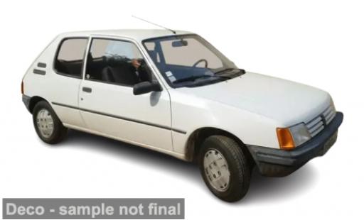 Peugeot 205 1/87 Norev XR weiss 1985 1:87 coche miniatura