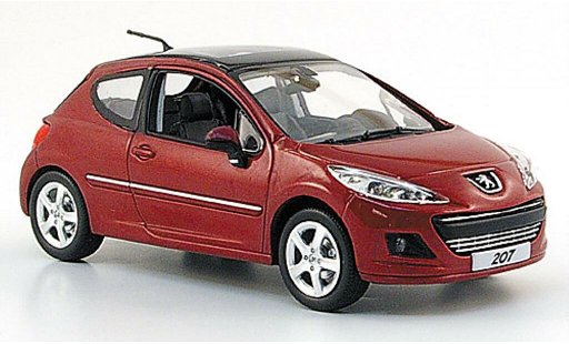 Peugeot 207 Base 1/43 Norev Mi-Vie Berlina rojo 2009 coche miniatura