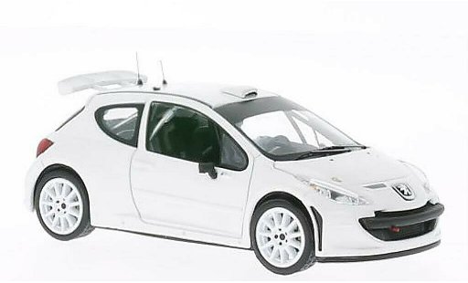 Peugeot 207 S2000 1/43 IXO Rally Spec mate-blanco 2011 coche miniatura