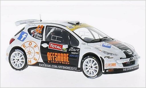 Peugeot 207 S2000 1/43 IXO Rally Monte-Carlo 2013 /G.Duval coche miniatura