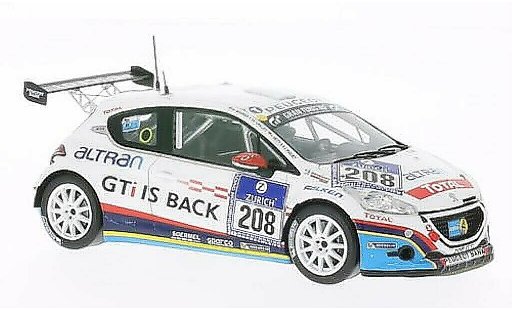 Peugeot 208 GTI 1/43 Spark No. 24h Nurburgring 2013 /J.Piguet coche miniatura