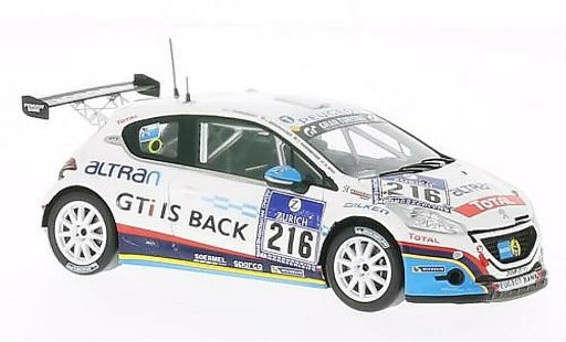 Peugeot 208 GTI 1/43 Spark No.216 24h Nurburgring 2013 /G.Ricci coche miniatura