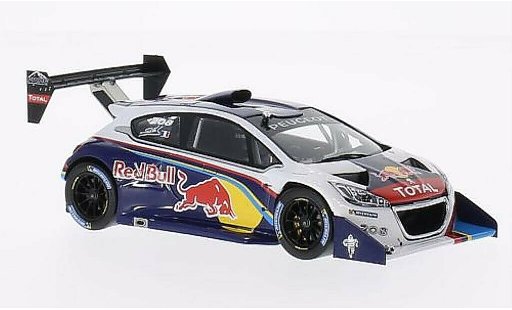Peugeot 208 T16 1/43 Spark No. Red Bull Pikes Peak 2013 coche miniatura