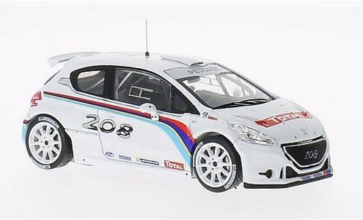 Peugeot 208 T16 1/43 IXO R5 Test Car 2013 coche miniatura