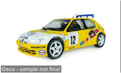 Peugeot 306 1/18 Solido Rallye du Condroz 1997 #12 J.M.Vanderschuren 1:18 coche miniatura