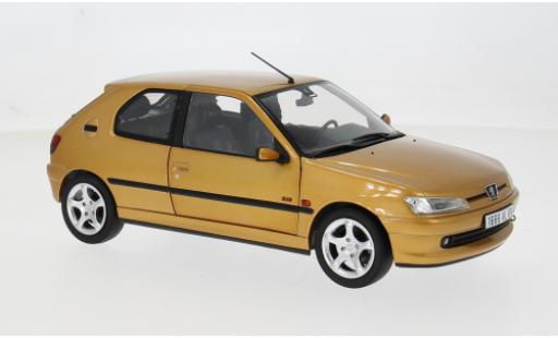 Coche miniatura Peugeot 306 S16 gelb 1997 1/18 Norev