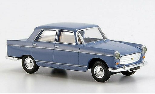 Peugeot 404 Berline 1/87 Brekina Berlina Limusina azul coche miniatura