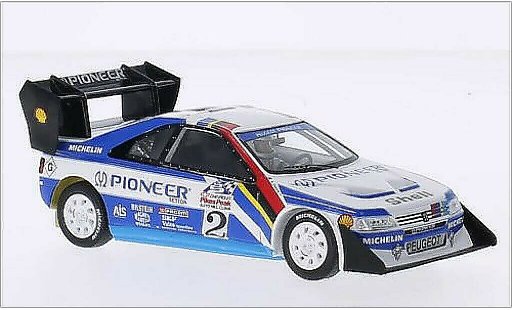 Peugeot 405 Turbo 16 1/43 Spark No.2 Pioneer International Hill Climb Pikes Peak 1989 coche miniatura