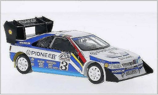 Peugeot 405 Turbo 16 1/43 Spark No.3 Pioneer International Hill Climb Pikes Peak 1988 coche miniatura
