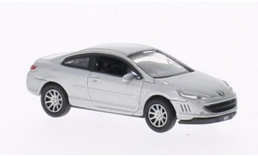 Peugeot 407 coupe 1/87 Welly gris coche miniatura