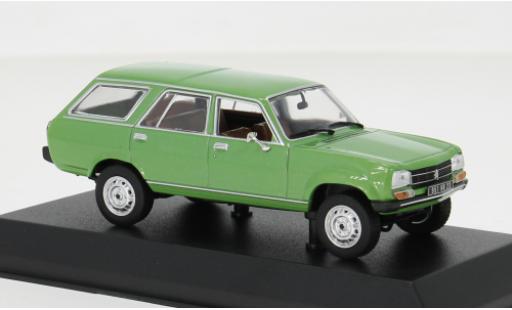 Peugeot 504 1/43 Norev Break gr&Atilde;&frac14;n 1980 1:43 coche miniatura