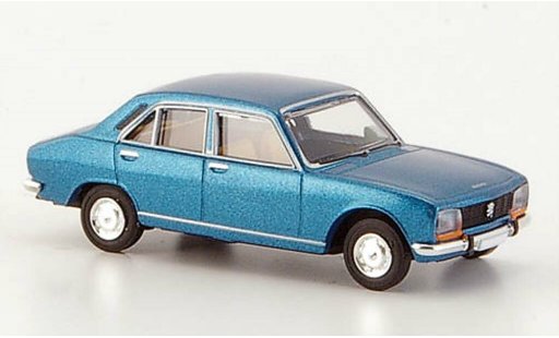 Peugeot 504 Berline 1/87 Brekina Berlina azul Limusina coche miniatura
