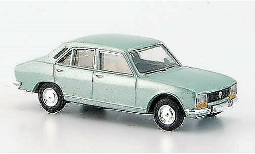 Peugeot 504 Berline 1/87 Brekina Berlina verde Limusina coche miniatura