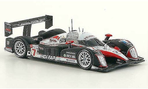 Peugeot 908 2008 1/87 Spark HDi FAP Total No.7 24h Le Mans / M.Gene coche miniatura