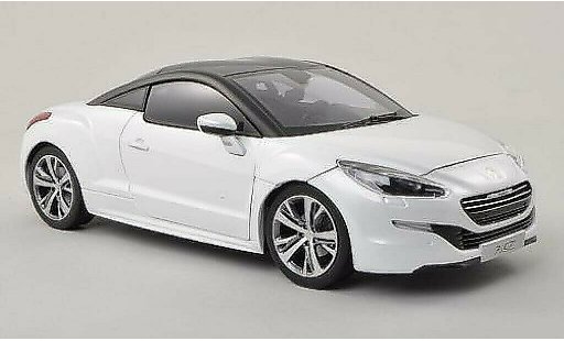Peugeot RCZ Base 1/18 Norev blanco/mate-negro/negro 2013 coche miniatura
