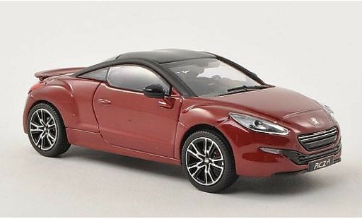 Peugeot RCZ R 1/43 Norev rojo/mate-negro 2013 coche miniatura